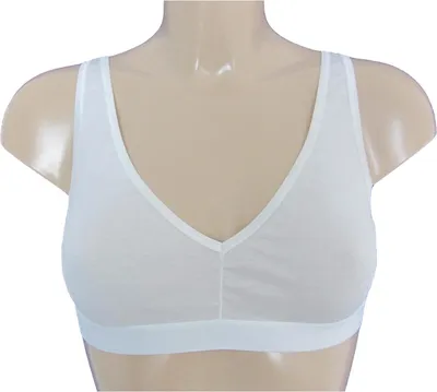 Produktbild von HERMKO 17420 Damen Bustier women BH aus Baumwolle/Modal Standard 100. 06.0.41689. 06.0.41689 , Farbe:weiß, Größe:52/54 (XXL)