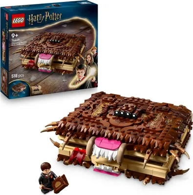 Zdjęcie produktu dla LEGO Harry Potter Potworna księga potworów z zębami, Zestaw do budowania, 9 lat(a), Plastik, 518 szt., 746 g