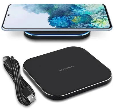 Produktbild von Qi kabellos Ladegerät für Samsung Galaxy S25 S24 S23 S22 Plus Ultra Ladestation