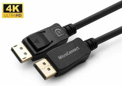 Image de MicroConnect Microconnect DP-MMG-180 Câble DisplayPort 1,8 m Noir
