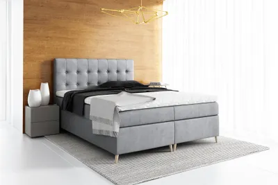 Produktbild von Boxspringbett Schlafzimmerbett ASGER 120x200cm inkl.Bettkasten
