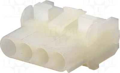 Zdjęcie produktu dla 3 sztuki złącza/gniazda 6,35 mm, typ przewód-przewód, męskie/elastyczne, 600 V, numer katalogowy 1-480703-0, Signteckv