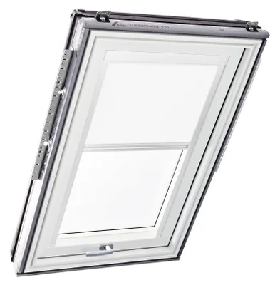 Tageslicht-Rollladen mit Führungsschiene, Weiß, für Dachfenster 074/160