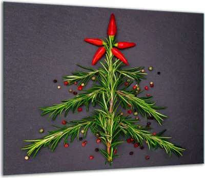 Produktbild von Herdabdeckplatten Glaskeramikkochfeld-Abdeckung Spritzschutz Glas 60x52cm Gewürze