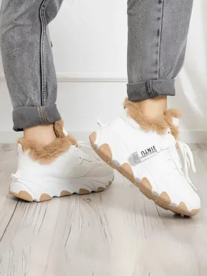 Produktbild von Damen Stoff-Sneakers - Weiß, leichte Freizeitschuhe, Größe 39