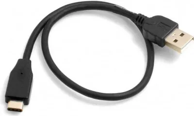 Produktbild von System-S USB Kabel 3.1 Typ C zu 2.0 A 30 cm