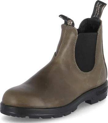 Produktbild von Blundstone 2052 Chelseastiefel aus Leder mit Gummizug an den Seiten Dunkelgrün – undefined / Dunkelgrün