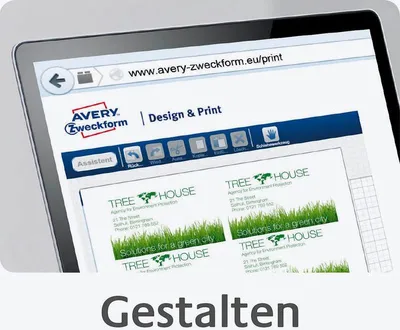 Image de Avery Zweckform® C32016-10 Cartes de visite Premium, 85 x 54 mm, recto verso - satiné, 10 feuilles/100 pièces