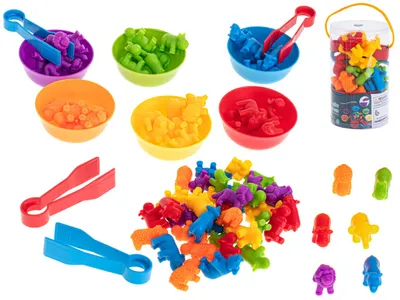 Zdjęcie produktu dla Zwierzęta safari nauka liczenia montessori 36el.