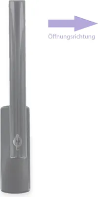 Produktbild von Siegenia PSK Portal Hebel SI LINE abschließbar 200Z Links EV1 silber 296400