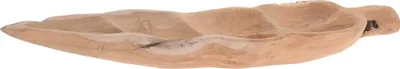 Image de Bol décoratif en bois LEAF, 60cm, teck