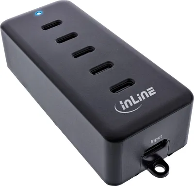 Image de InLine® 5-Port USB-C PowerHub, Extension du chargeur, max. 100W