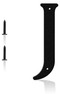 Productafbeelding van Moderne metalen huisnummer 15,2 cm, zwart en weerbestendig