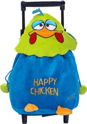 Produktbild von Beppe Plüschrucksack auf Rädern mit Küken