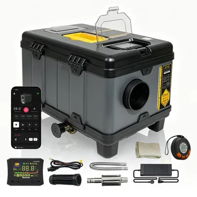 Produktbild von Diesel‑Luftheizung Standheizung 8KW 12V/24V WiFi Bluetooth CO‑Überwachung Höhenmodus für Wohnmobil, Camper, LKW, Boot und Ferienhaus