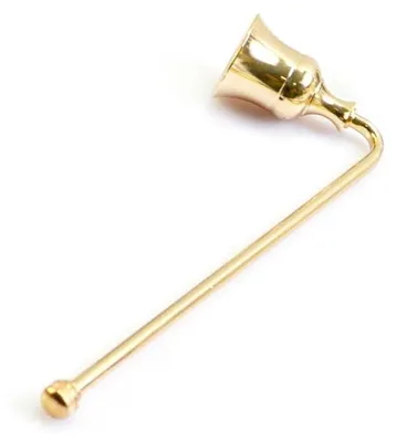 Kerzenlöscher aus Edelstahl, Gold, 23 cm, für Kerzen