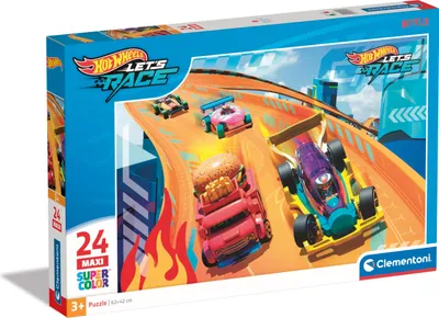 Immagine prodotto di Puzzle CLE 24 Maxi SuperKolor Hot Wheels 28523