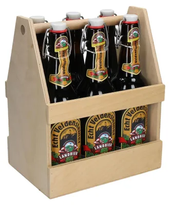 Image de Porte-bouteille à bière "Six Pack" nature nature