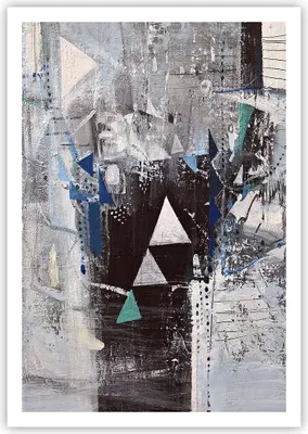 Produktbild von Poster - Poster ohne Rahmen - Abstraktion modern - 70x100 cm - Wand Bild - Wanddeko - Wandbilder - Kunstposter - Wandposter - Bilder - Kunstdruck - Wanddekoration - Wandbild - P2XPA70x100-4006