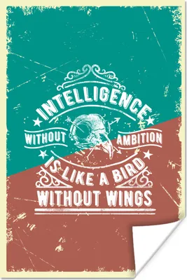 Produktbild von MuchoWow® Poster Vintage - Totenkopf - Design 60x90 cm - Wanddekoration