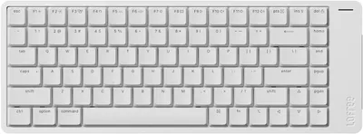 Produktbild von Tastatur (US Layout QWERTY) - Aluminiumlegierung mit Surfer Lineare-Schalter Aufladbare kabellose Tastatur mit 3 Verbindungsmodi für Windows, MacOS