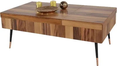 Zdjęcie produktu dla stolik kawowy brązowy stolik kawowy salon stolik drewniany stolik boczny sofa