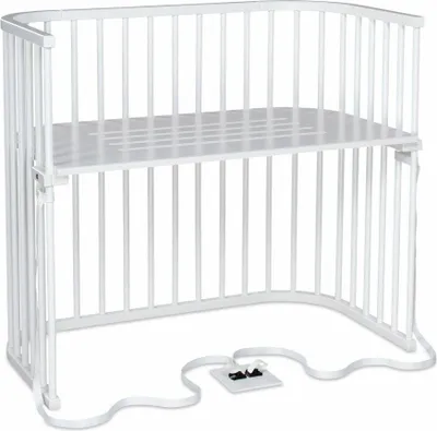 Zdjęcie produktu dla babybay Boxspring Śpiworek do spania XXL, biały lakierowany z dodatkową wentylacją