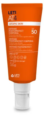 Imagen del producto de LETIAT4: Protector solar para piel atópica, para el cuerpo, SPF 50, 200 ml