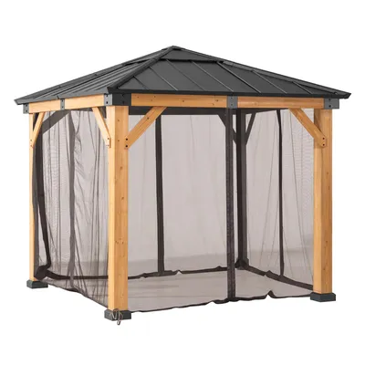 Produktbild von Netz für Sunjoy Zedernholz Gazebo 273cm x 273cm