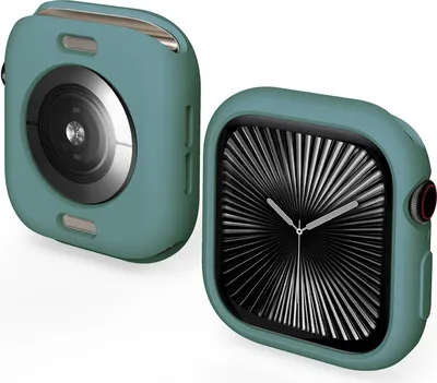 Produktbild von Für Apple Watch Series 10 46mm Candy Design Smart Watch TPU Gehäuse Hülle Hellgrün