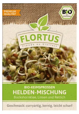 Artikelbild 2 von 'BIO Keimsprossen Helden-Mischung (Bockshornklee, Linsen und Rettich)'