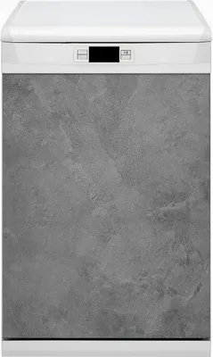 Obrázok produktu pre Magnet do umývačky riadu Magnetická podložka kuchynské magnety Dekoratívne 45x80 cm - sivý motív betón
