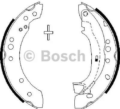 Produktbild von Bosch Bremsbackensatz  0 986 487 664