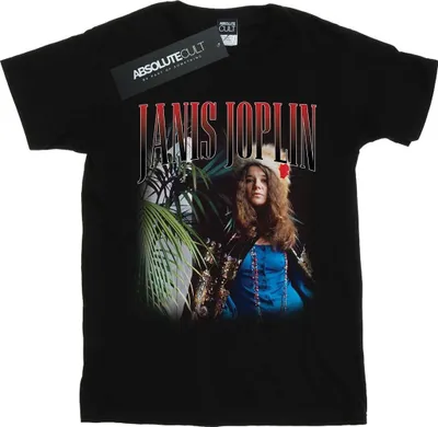 Produktbild von Janis Joplin - "Baron" T-Shirt für Herren BI44380 (M) (Schwarz)