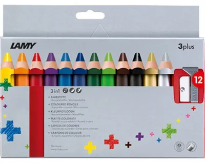 Image de LAMY 1223548 Lamy Farbstifte 3plus, 12er