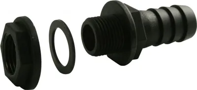 Produktbild von Marley Regentonnenanschluss 25,4 mm 25,4 mm (1), für Schlauch 1, schwarz
