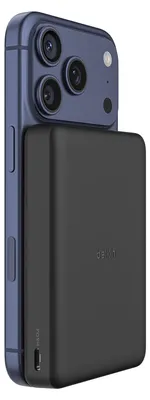 Produktbild von Belkin BPD015HQBK, Kabelloses Aufladen, 7,5 W, Schwarz