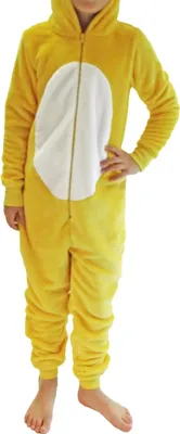 Produktbild von Mädchen Jumpsuit Overall Onesie Schlafanzug in niedlichen Tier Motiven - 291 467 97 606 ; Küken , 164