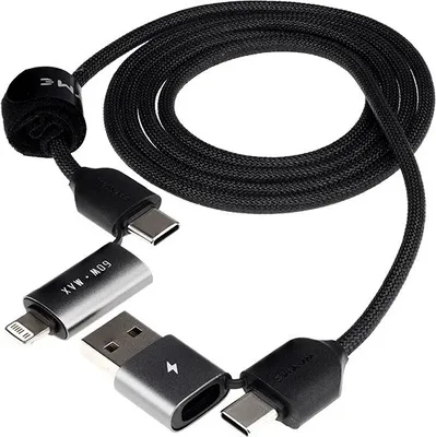 Image de WAYME 4in1 USB-C/Lightning cable 100 cm 60W