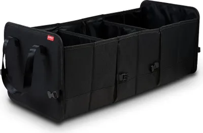 Produktbild von Kofferraumtasche Faltbox – 71L Auto Organizer mit 3 Kammern & flexiblen Trennwänden – Wasserabweisend & abriebfestes Polyester – Stabil & belastbar durch verstärkte Wände