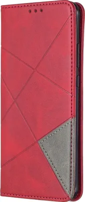 Produktbild von Mobigear Rhombus Slim  Huawei P40 Pro Hülle Klapphülle - Rot