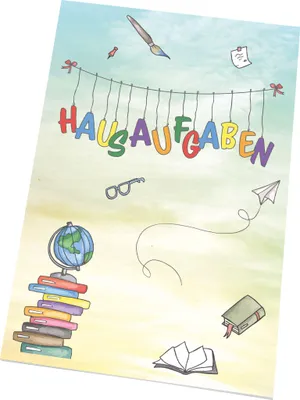 Produktbild von RNK Hausaufgabenheft "Schooldoodle", DIN A5, 48 Blatt, 80 g/m²
