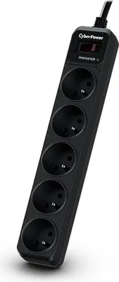 Produktbild von CyberPower Tracer III B0520SC0-FR Spannungsschutz Schwarz 5 AC-Ausgänge 200 - 250 V 1 8 m