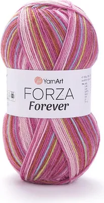 Produktbild von YarnArt Forza Forever Multicolor Wolle - Langlebige Kreativität in Farbe