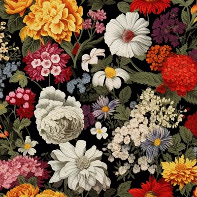 Produktbild von OUTDOOR DEKOSTOFFE OXFORD - Motiv Blumen I DX5557