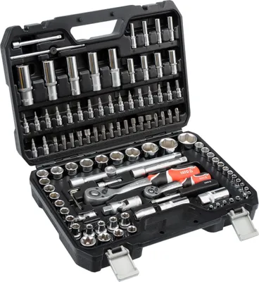 Obrázok produktu pre Yato YT-38791, Zakladací kľúč, Čierna, Červená, Nerezová oceľ, Chrómovo-vanádová oceľ, 7,4 kg, 1/4, 1/2", 10,11,12,13,14,15,16,17,18,19,20,21,22,24,27,30,32 mm