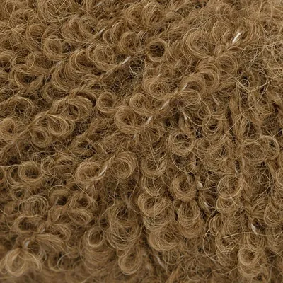 Produktbild von DROPS Alpaca Bouclé Wolle Kastanienbraun, Weich & Robust, 50g