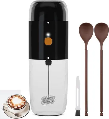 Obrázek produktu pro Automatický napěňovač mléka 19 000 ot./min. Mini mlýnek na kávu pro cappuccino