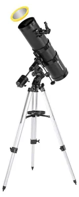 Image de BRESSER Pollux-II 150/1400 EQ3 télescope à miroir avec adaptateur smartphone et filtre solaire