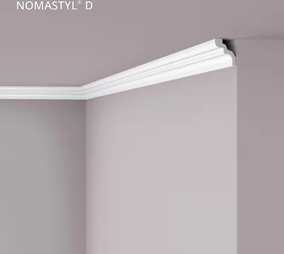 Produktbild von Eckleiste NMC D NOMASTYL Noel Marquet Zierleiste Stuckleiste Modernes Design weiß 2 m